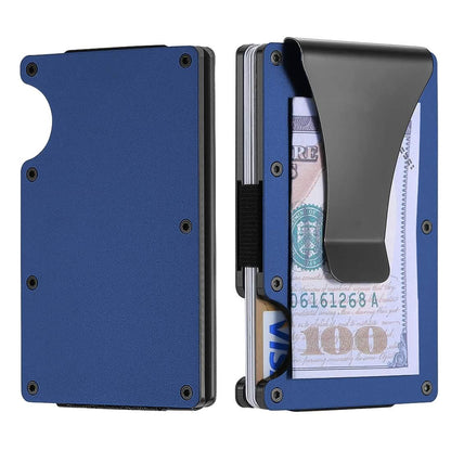 RFID Blocking Minimalist Scratch Resistant Slim Credit Card Holder Wallet with Easily Removable Money Clip Cartsfy Inc.