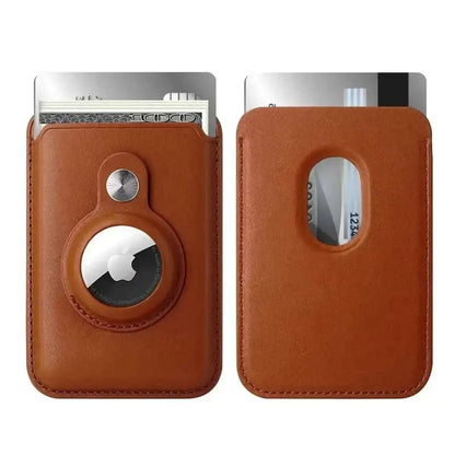 RFID Blocking Snap-On MagSafe Magnetic Card Wallet Holder Organizer With Built-In AirTag Pocket Cartsfy Inc.