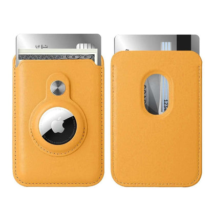 RFID Blocking Snap-On MagSafe Magnetic Card Wallet Holder Organizer With Built-In AirTag Pocket Cartsfy Inc.