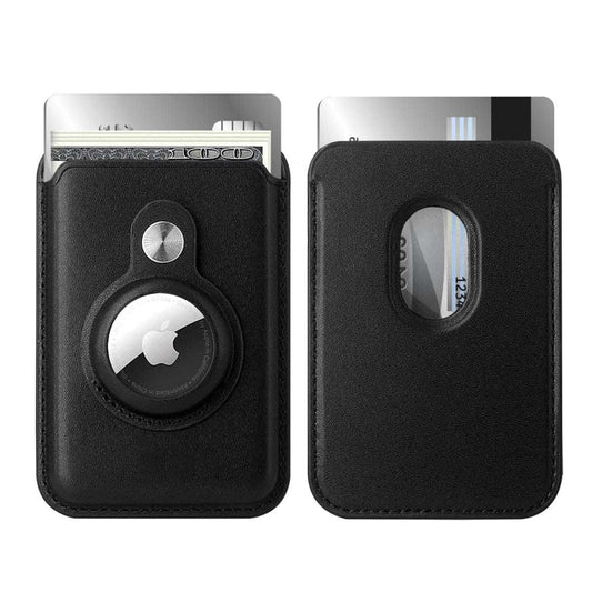 RFID Blocking Snap-On MagSafe Magnetic Card Wallet Holder Organizer With Built-In AirTag Pocket Cartsfy Inc.