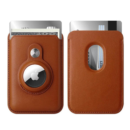 RFID Blocking Snap - On MagSafe Magnetic Card Wallet Holder Organizer With Built - In AirTag Pocket - Cartsfy Inc.