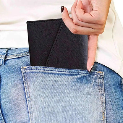 RFID Blocking Travel Passport Organizer Holder Wallet With CDC Vaccination Card Slot Protector DailySale Black Pink Lavender Black-Pink-Lavender-Blue-Brown-