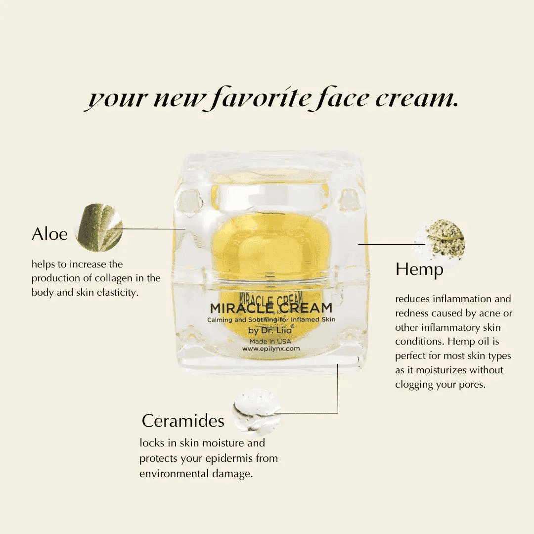Rich Calming Cream for Dry, Stressed & Sensitive Skin - Vegan, Gluten-Free, Ultra-Hydrating EpiLynx Default Title Default Title-