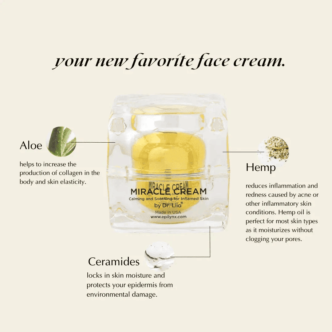Rich Calming Cream for Dry, Stressed & Sensitive Skin - Vegan, Gluten-Free, Ultra-Hydrating EpiLynx Default Title Default Title-