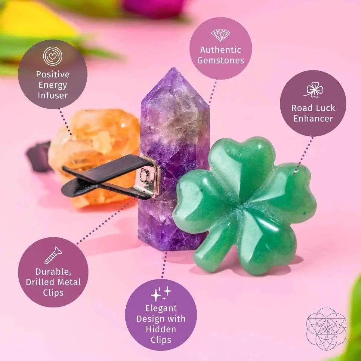 Road Guardians - Lucky Car Crystal Kit Conscious Items Default Title Default Title-