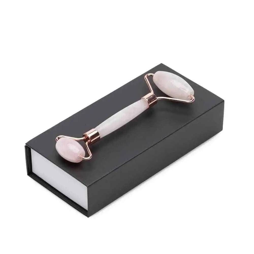 Rose Quartz Facial Roller – Dual-Ended Beauty Tool for Calming, Cooling & Skin Radiance EpiLynx Default Title Default Title-