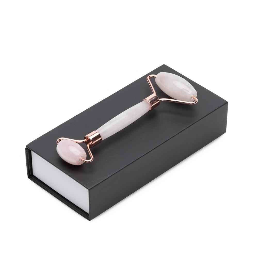 Rose Quartz Facial Roller – Dual-Ended Beauty Tool for Calming, Cooling & Skin Radiance Cartsfy Inc.