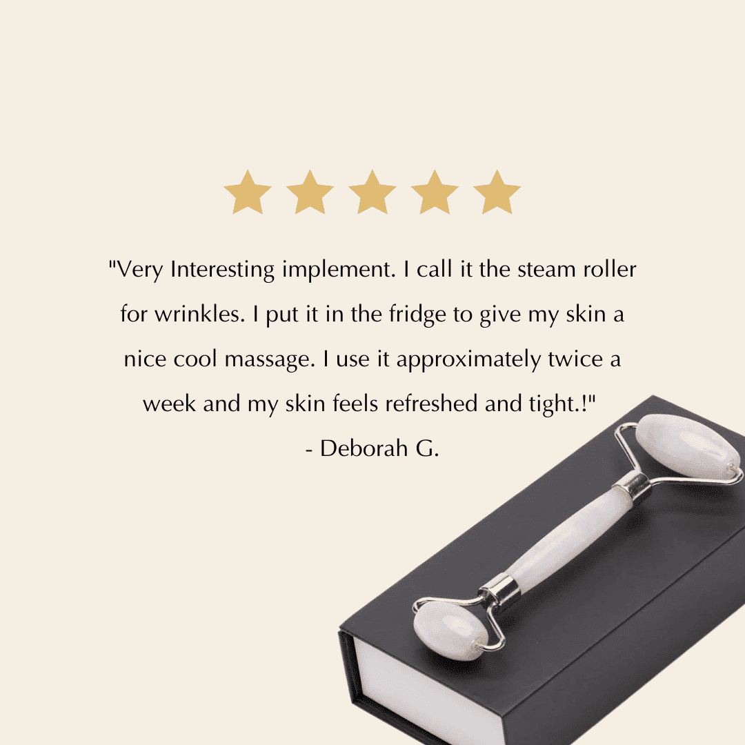 Rose Quartz Facial Roller – Dual-Ended Beauty Tool for Calming, Cooling & Skin Radiance Cartsfy Inc.