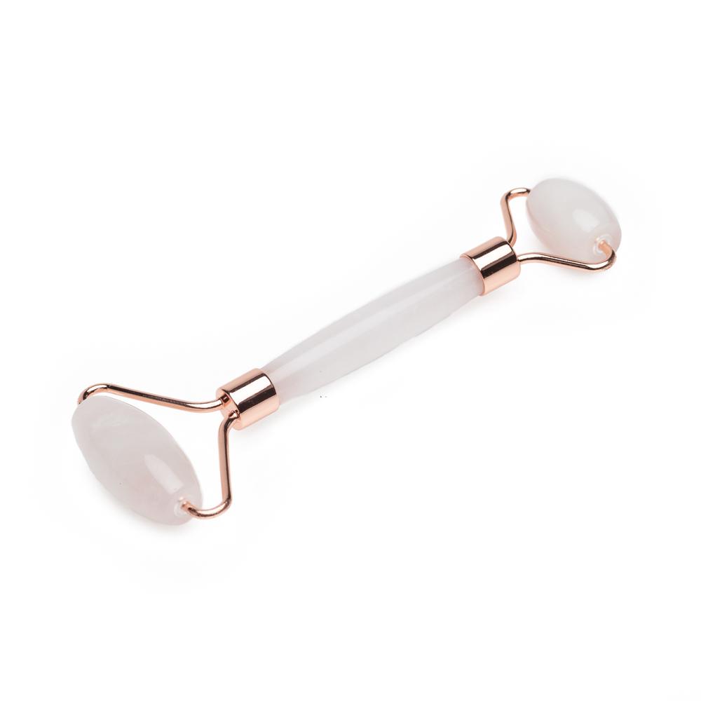 Rose Quartz Facial Roller – Dual-Ended Beauty Tool for Calming, Cooling & Skin Radiance Cartsfy Inc.