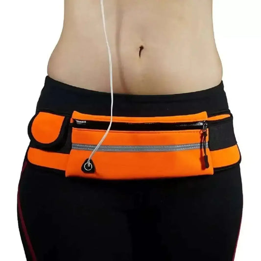 Running Bum Bag Fanny Pack Travel Waist Money Belt Zip Hiking Pouch Wallet DailySale Black Blue Yellow Black-Blue-Yellow-Orange-