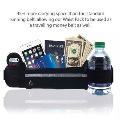 Running Bum Bag Fanny Pack Travel Waist Money Belt Zip Hiking Pouch Wallet - Cartsfy Inc.