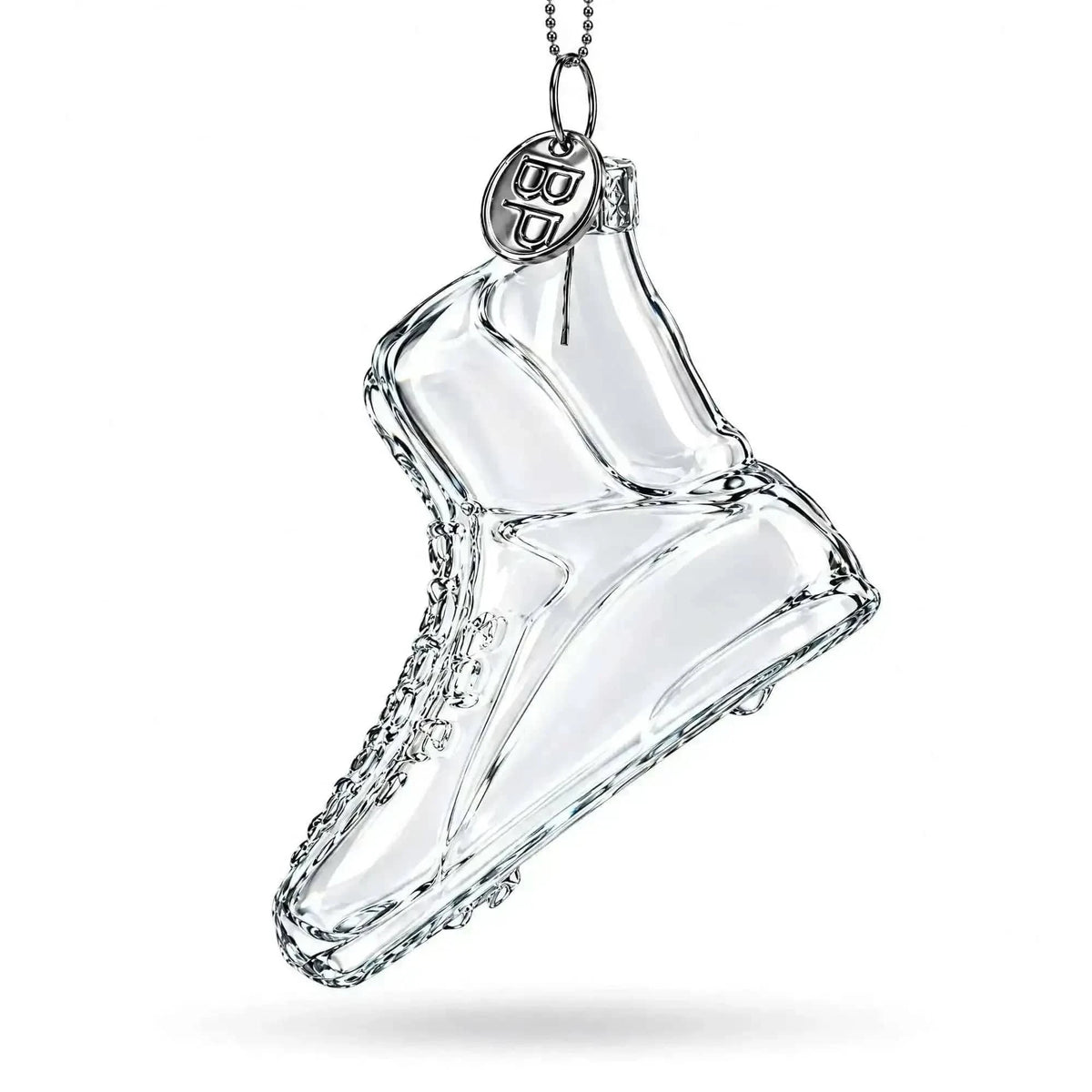 Running Shoe Clear Glass Christmas Ornament Cartsfy Inc.