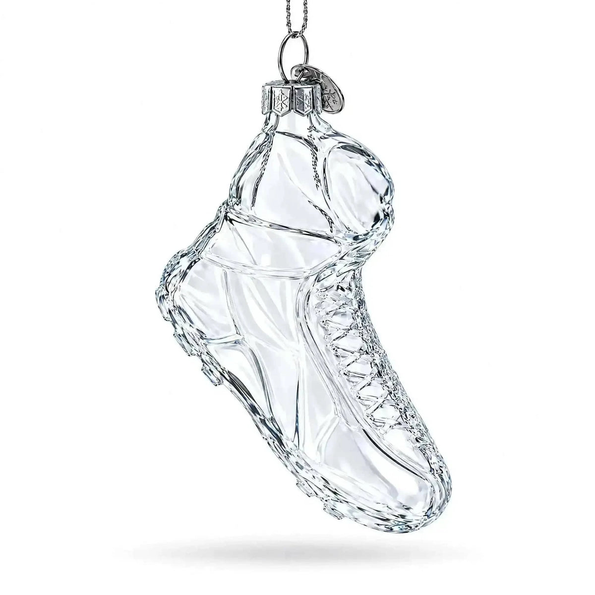 Running Shoe Clear Glass Christmas Ornament Cartsfy Inc.