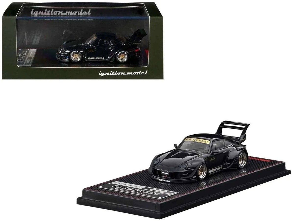 RWB 993 "Dark Star" Black 1/64 Diecast Model Car by Ignition Model Miniature Motors Default Title Default Title-