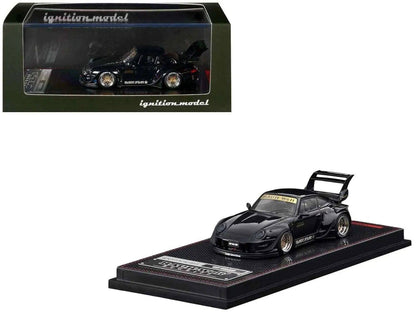RWB 993 "Dark Star" Black 1/64 Diecast Model Car by Ignition Model Miniature Motors Default Title Default Title-