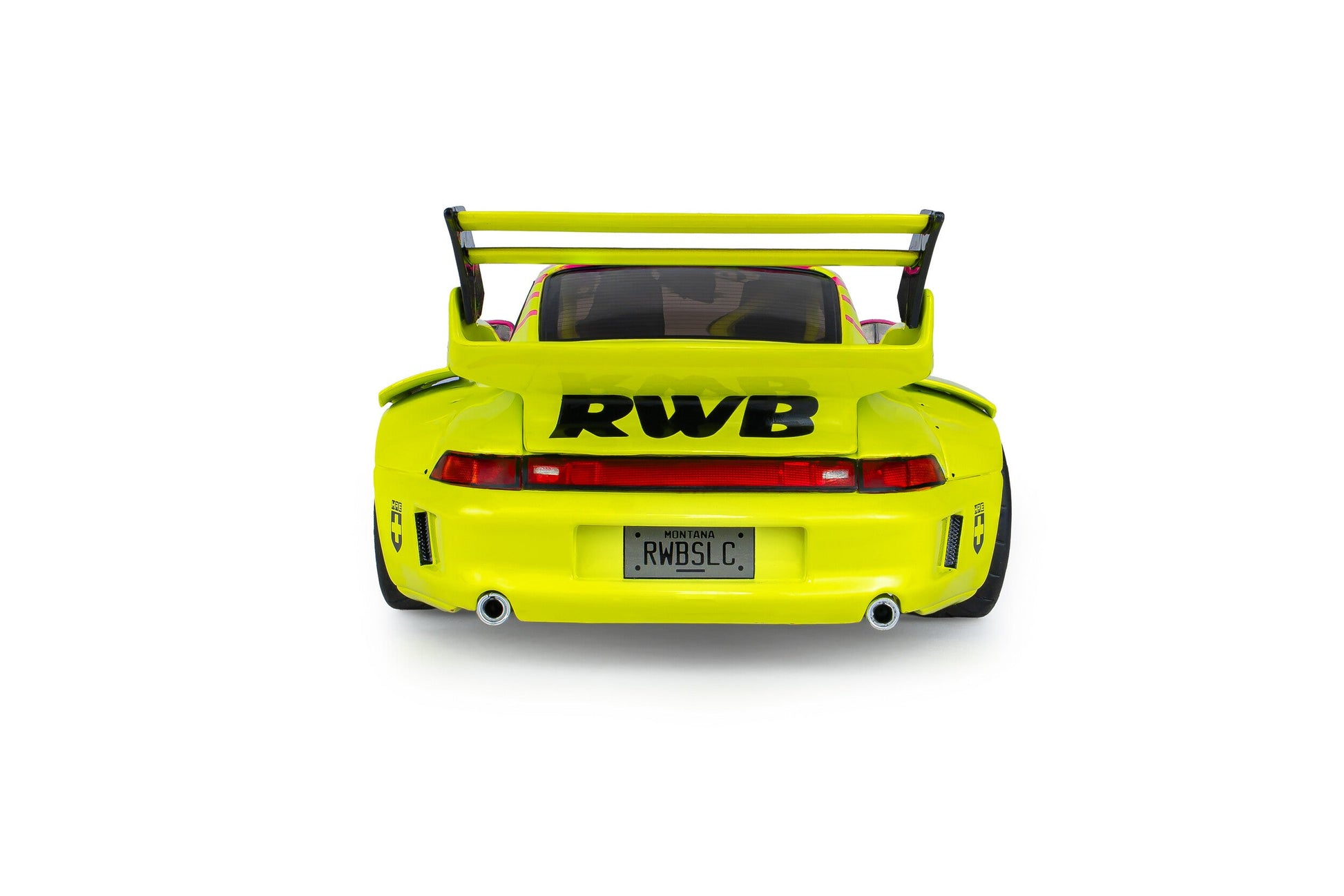 Solido 2024 Porsche 911 993 RWB Bodykit Pink & Yellow 1:18