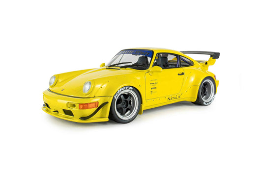 Solido 2023 Porsche 911 RWB 964 "Natalie" Yellow 1:18