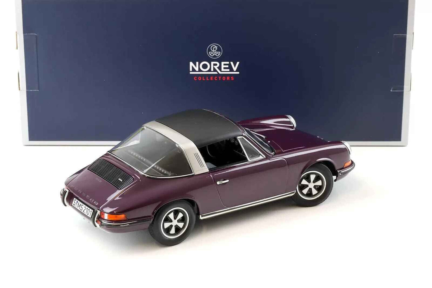 Norev 1971 Porsche 911 T Targa (Removable Top) Violet 1:18