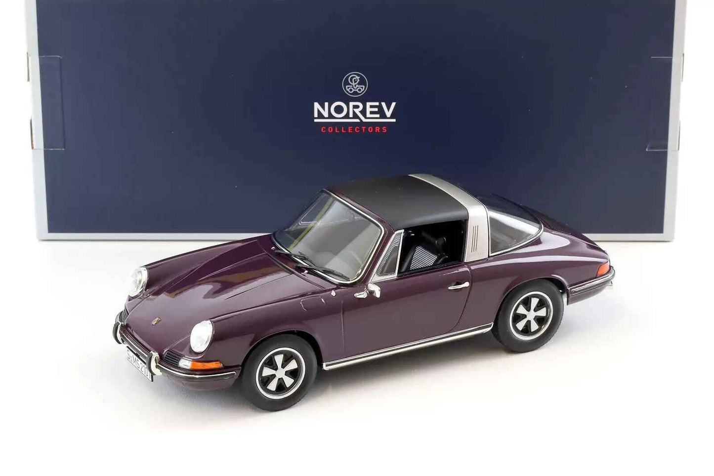 Norev 1971 Porsche 911 T Targa (Removable Top) Violet 1:18