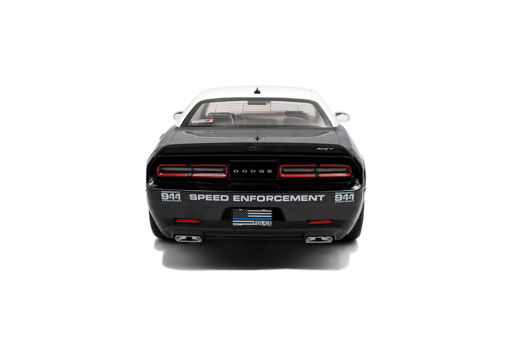 Solido 2023 Dodge Challenger SRT Hellcat Redeye Highway Patrol Black 1:18