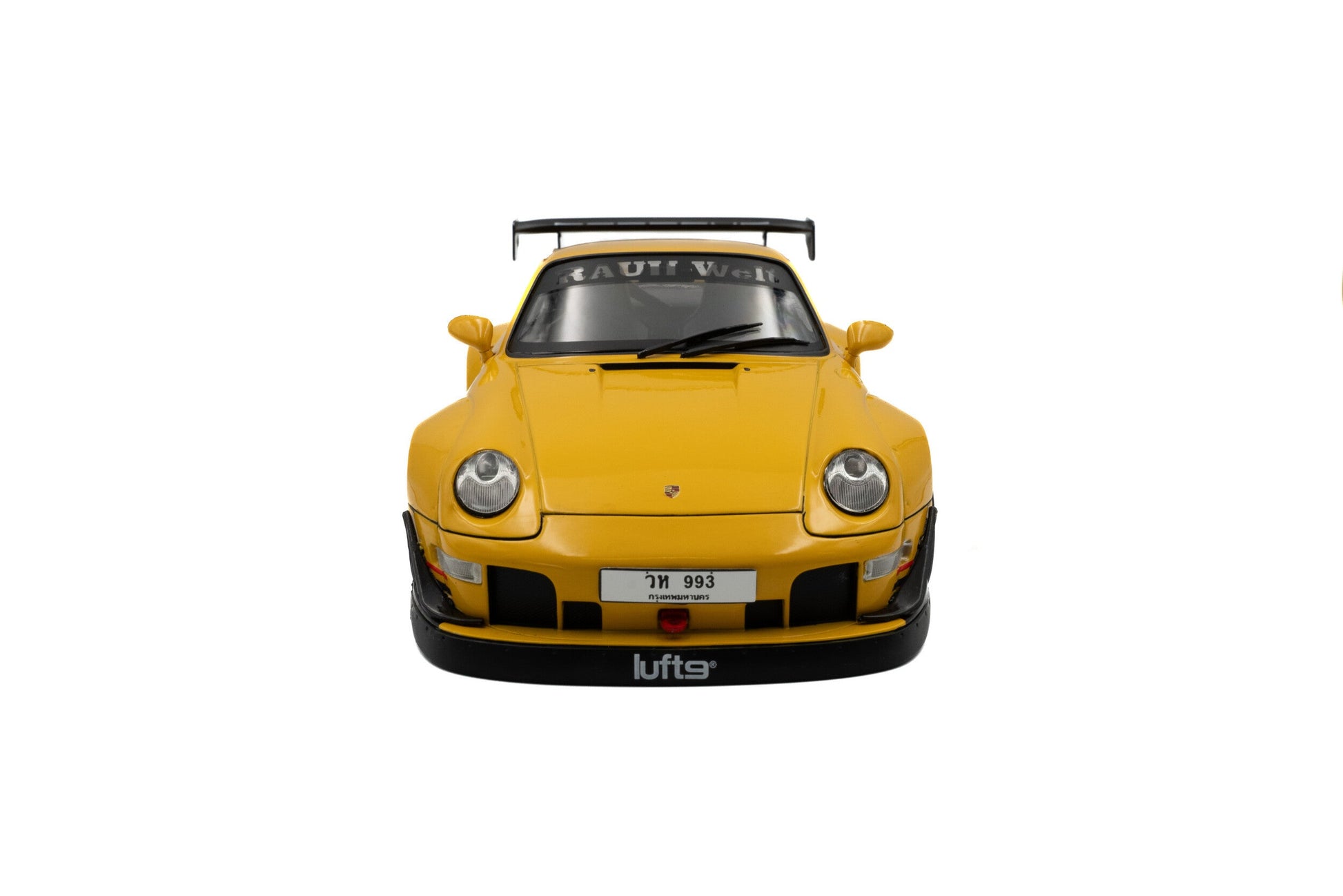 Solido 2020 Porsche 911 993 RWB Bodykit "Cindarella" Yellow 1:18