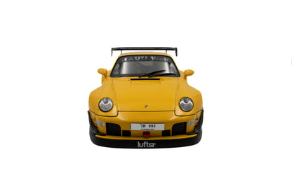 Solido 2020 Porsche 911 993 RWB Bodykit "Cindarella" Yellow 1:18
