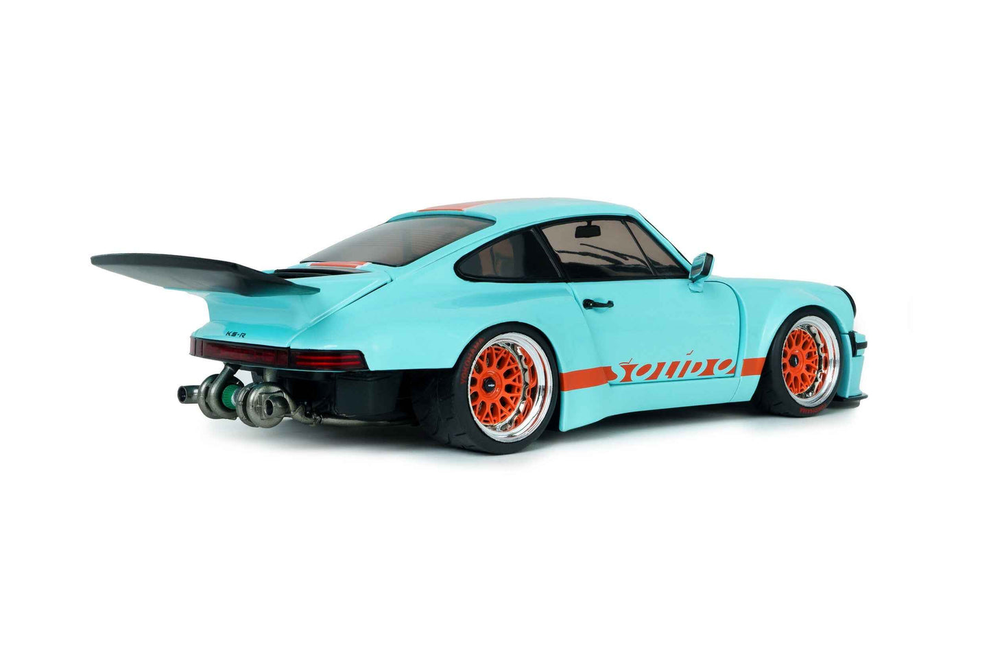 Solido 2026 Porsche 911 KS-R Blue & Orange Khyzyl Saleem 1:18