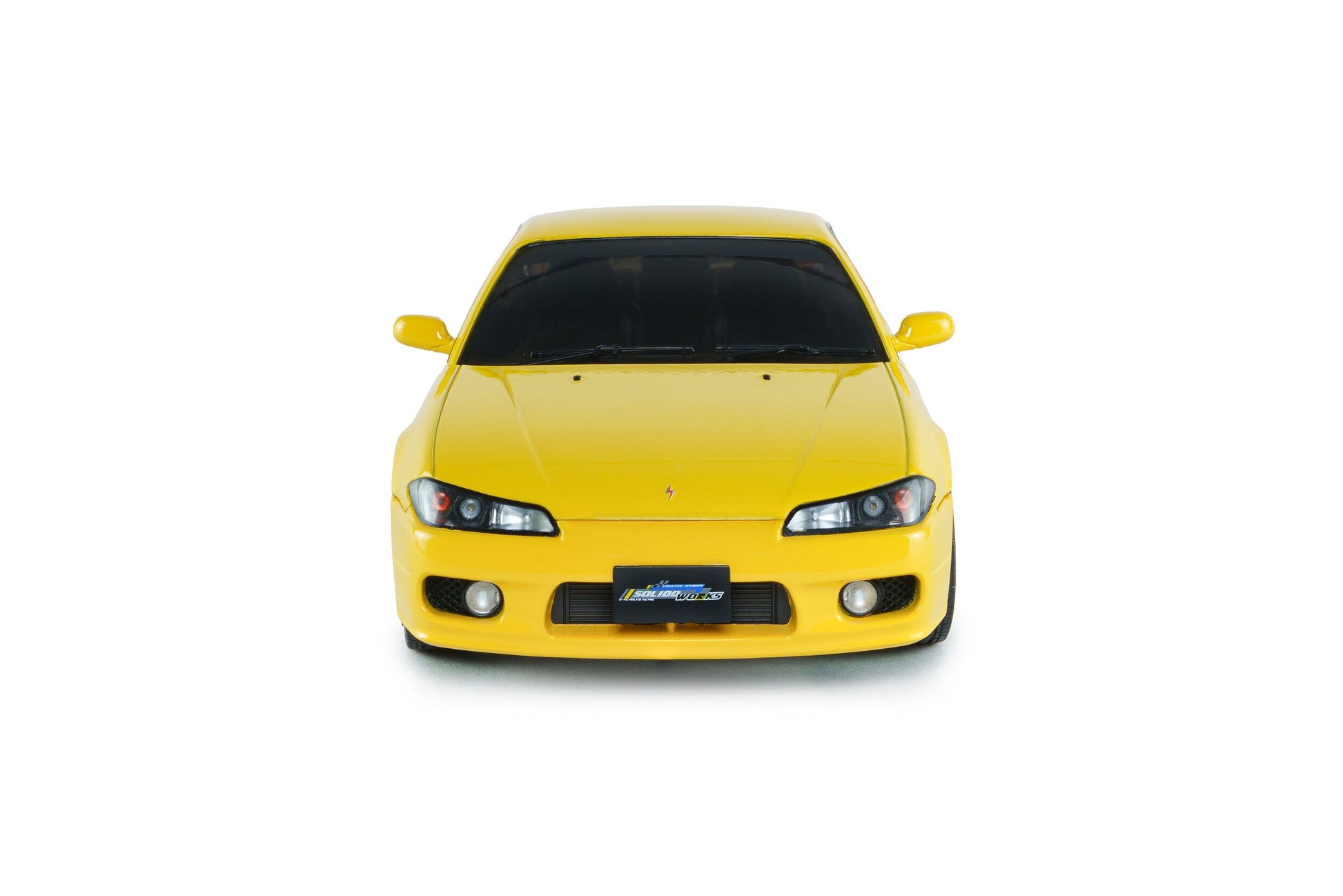 Solido 1999 Nissan Silvia (S15) Coupe Spec-R Aero Lightning Yellow 1:18