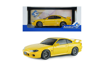 Solido 1999 Nissan Silvia (S15) Coupe Spec-R Aero Lightning Yellow 1:18