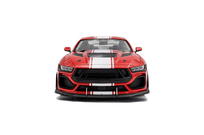 Solido 2025 Ford Shelby Mustang Super Snake Red w/ White Stripes 1:18