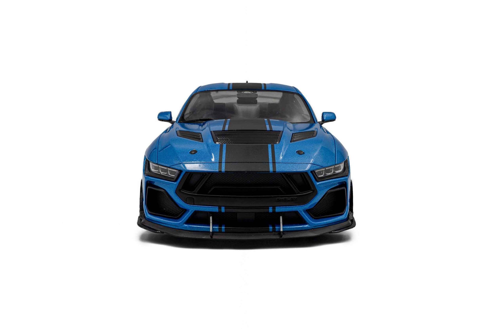 Solido 2025 Ford Shelby Mustang Super Snake Grabber Blue w/ Black Stripes 1:18
