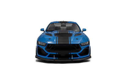 Solido 2025 Ford Shelby Mustang Super Snake Grabber Blue w/ Black Stripes 1:18