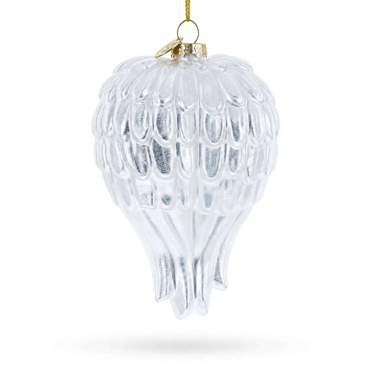 Sacred Holy Family Nativity Glass Christmas Ornament