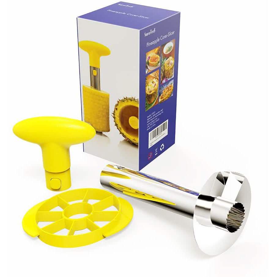 SameTech Easy Kitchen Tool Stainless Steel Fruit Pineapple Peeler Corer Slicer Cutter Cartsfy Inc.
