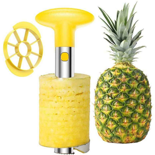 SameTech Easy Kitchen Tool Stainless Steel Fruit Pineapple Peeler Corer Slicer Cutter Cartsfy Inc.
