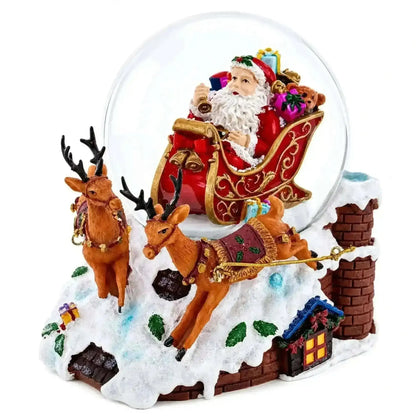Santa Delivering Gifts Musical Christmas Water Snow Globe Cartsfy Inc.