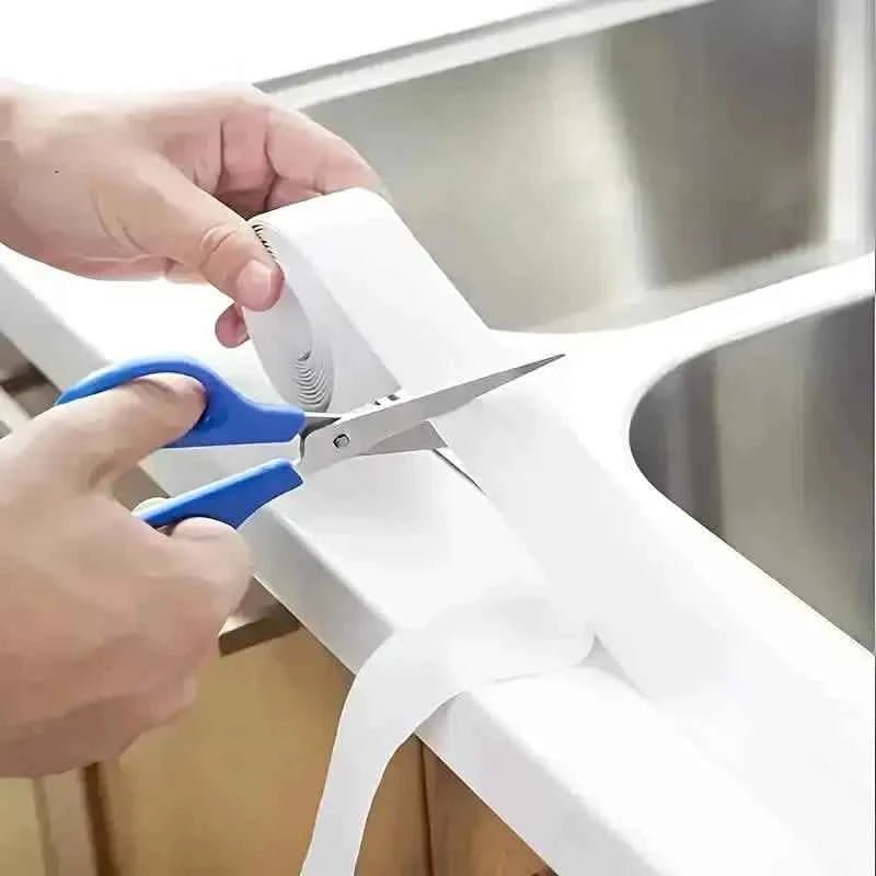 Self - Adhesive Waterproof Caulk Strip - Moisture - Resistant Sealing Tape for Kitchen & Bathroom - Cartsfy Inc.