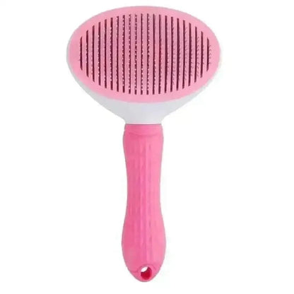 Self Cleaning Slicker Brush Suitable for Pets with Long or Short Hair DailySale Gray Blue Pink Gray-Blue-Pink-