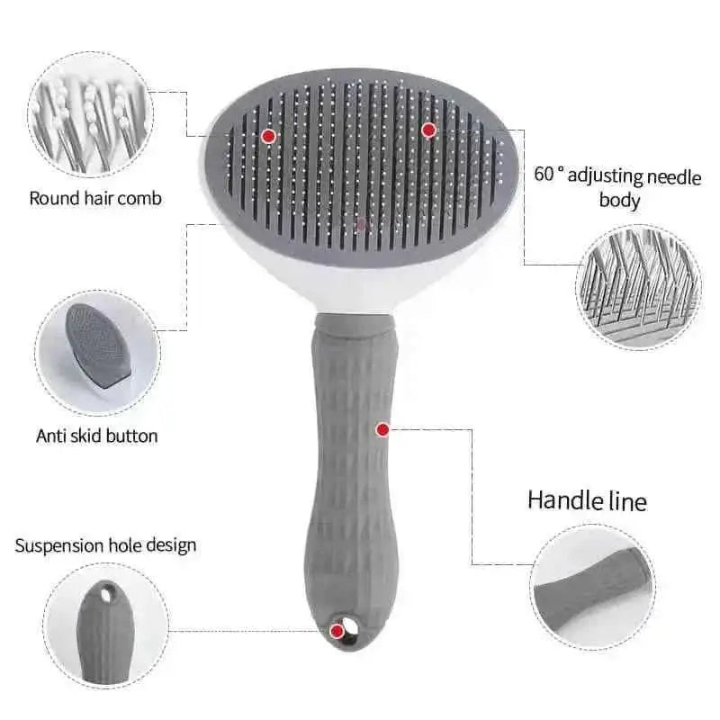 Self Cleaning Slicker Brush Suitable for Pets with Long or Short Hair Cartsfy Inc.