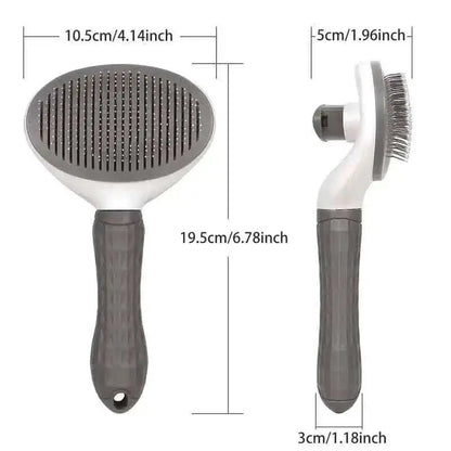 Self Cleaning Slicker Brush Suitable for Pets with Long or Short Hair Cartsfy Inc.
