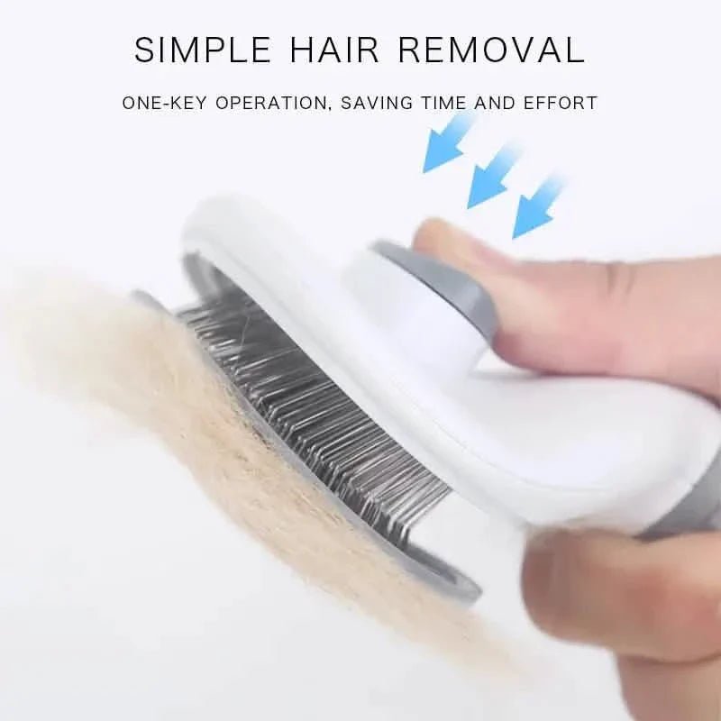 Self Cleaning Slicker Brush Suitable for Pets with Long or Short Hair - Cartsfy Inc.