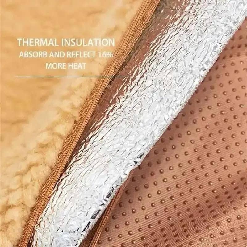 Self Heating Pet Mat DailySale Khaki Beige Khaki-Beige-