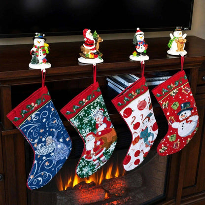 Set of 4 Set of 4 Tapestry Christmas Stockings BestPysanky Default Title Default Title-