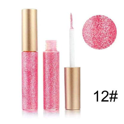 Shimmer & Shine Glitter Eyeliner – Vegan, Allergen-Free, Long-Wearing EpiLynx 2 yellow gold 4 red brown 5 purple 2 yellow gold-4 red brown-5 purple-6 light gold-7 green-8 blue-9 fuchsia-10 red-11 gold brown-12 pink-14 dark brown-15 brown-16 earth brown-