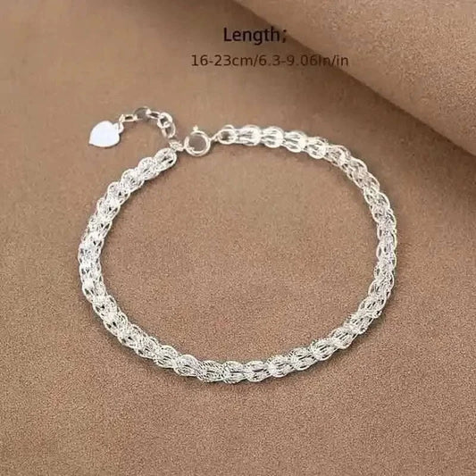 Silver Ultra Sparkle Glitter Bracelet Cartsfy Inc.