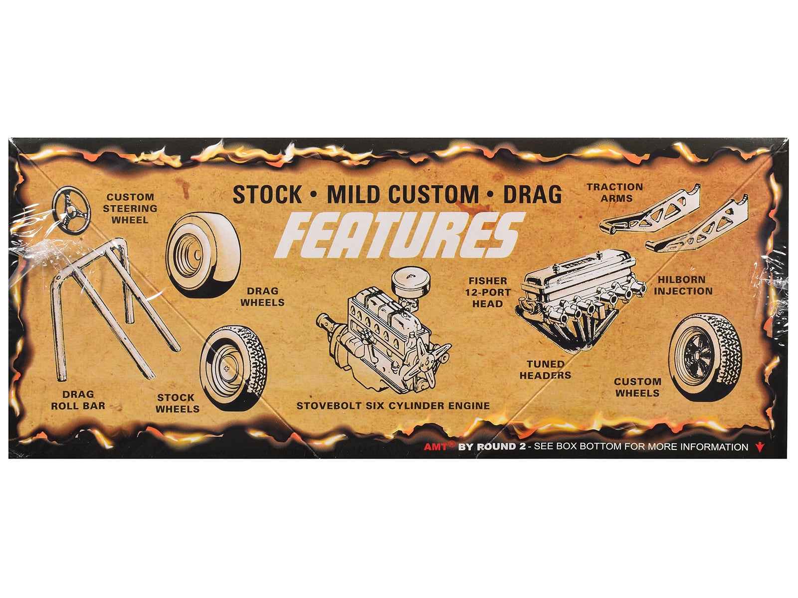 Skill 2 Model Kit 1951 Chevrolet Cruiser 3-in-1 Kit 1/25 Scale Model by AMT Miniature Motors Default Title Default Title-