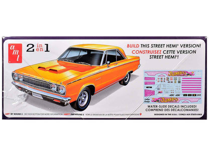 Skill 2 Model Kit 1965 Dodge Coronet 500 Hemi 2-in-1 Kit 1/25 Scale Model by AMT Cartsfy Inc.