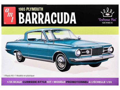 Skill 2 Model Kit 1965 Plymouth Barracuda "Craftsman Plus" Series 1/25 Scale Model by AMT Miniature Motors Default Title Default Title-