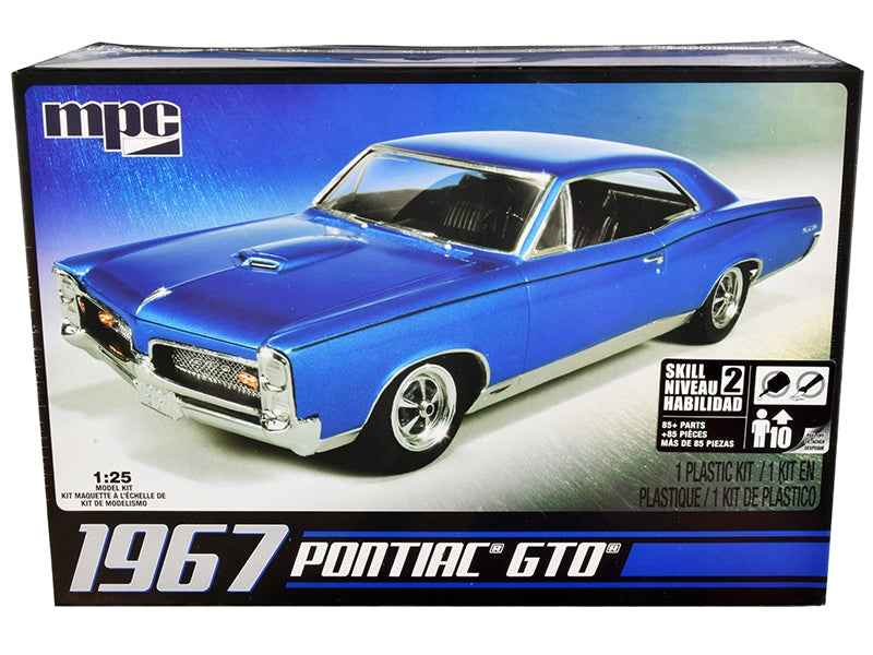 Skill 2 Model Kit 1967 Pontiac GTO 1/25 Scale Model by MPC Miniature Motors Default Title Default Title-