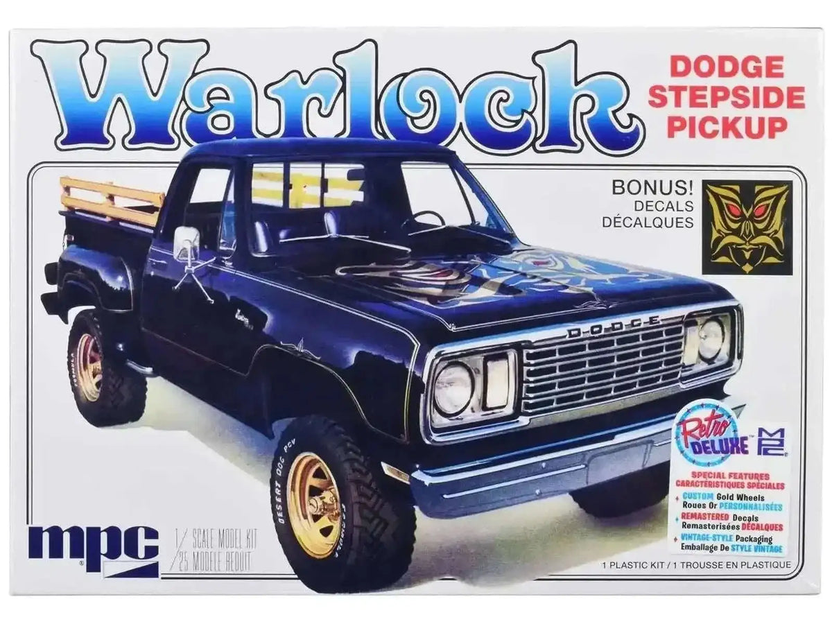 Skill 2 Model Kit 1977 Dodge Warlock Stepside Pickup Truck 1/25 Scale Model by MPC Cartsfy Inc.